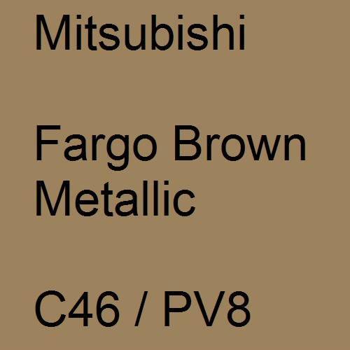 Mitsubishi, Fargo Brown Metallic, C46 / PV8.